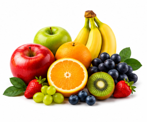Fresh assorted fruits